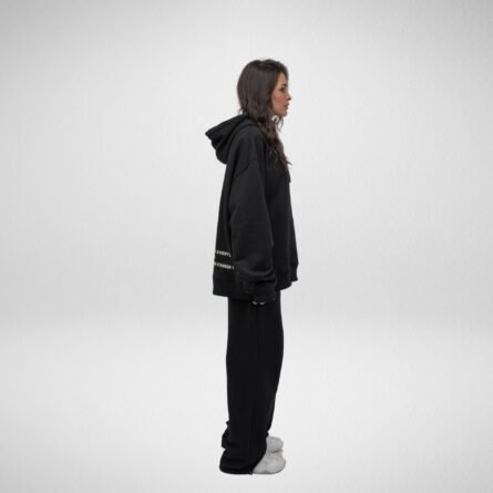 French Terry 48 Hoodie-Black - Image 6