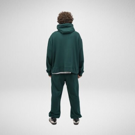 French Terry 48 Hoodie-Emerald green - Image 7