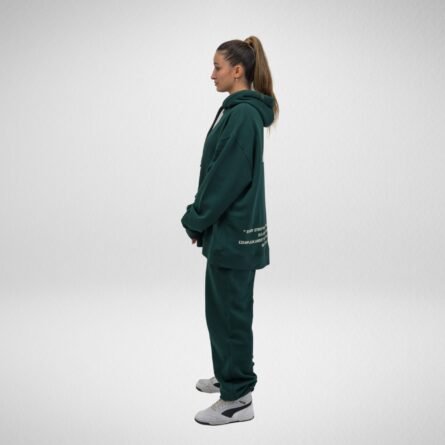 French Terry 48 Hoodie-Emerald green - Image 4