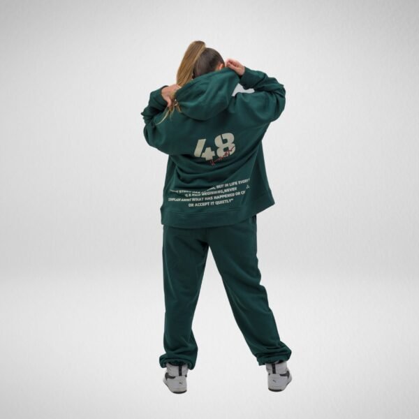 French Terry 48 Hoodie-Emerald green