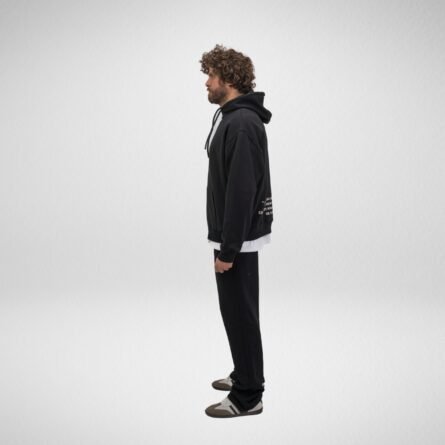 French Terry 48 Hoodie-Black - Image 9