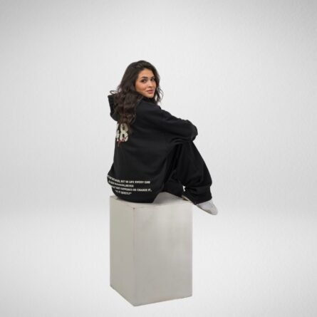 French Terry 48 Hoodie-Black - Image 12