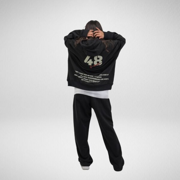 French Terry 48 Hoodie-Black