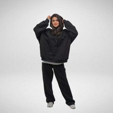 French Terry 48 Hoodie-Black - Image 10