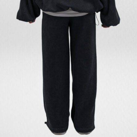 Wide Leg Sweatpants-Stone Wash - Image 3