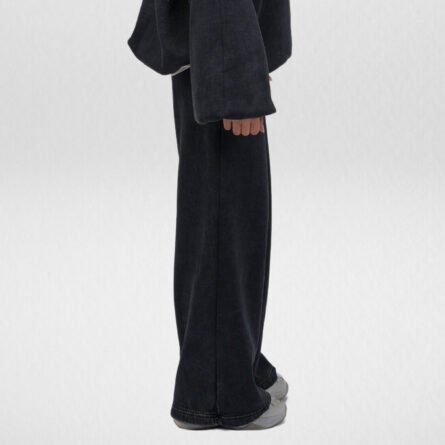 Wide Leg Sweatpants-Stone Wash - Image 2