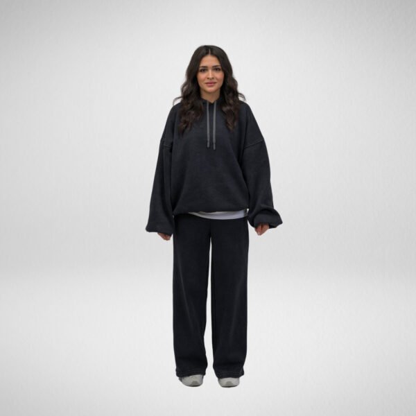 Wide Leg Sweatpants-Stone Wash - Image 6