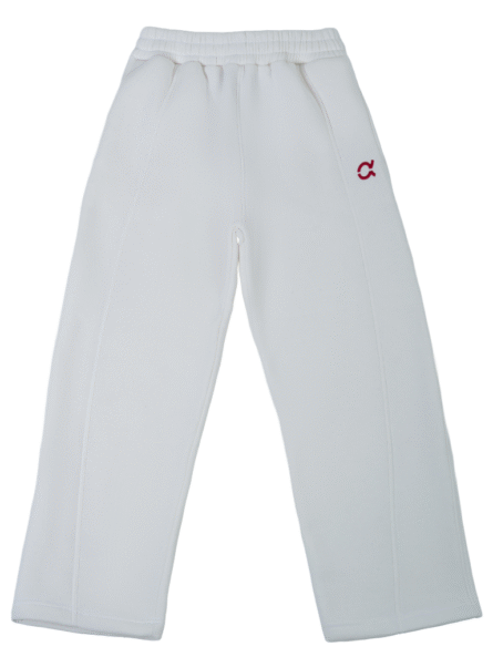 Unbeaten Fleece Relaxed Straight Sweatpants-White